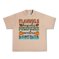 Burro Flannels Hayrides Pumpkins Sweaters Bonfires Urban Heavy Tee - Artiststas
