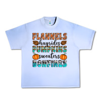 Grape Ice Flannels Hayrides Pumpkins Sweaters Bonfires Urban Heavy Tee - Artiststas