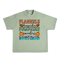 Oil Green Flannels Hayrides Pumpkins Sweaters Bonfires Urban Heavy Tee - Artiststas