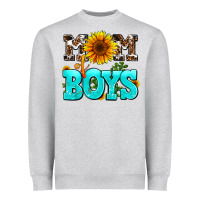 Heather Grey mom of boys Heavyweight Sweatshirt - AdoDesignShop