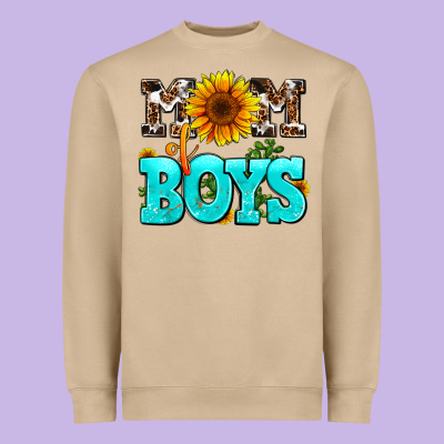 Mom Of Boys Heavyweight Sweatshirt Designed By Adodesignshop