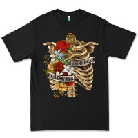 Black Kinda Emotionless Kinda Emotional Skeleton Premium Tee - RanaPortraitStore