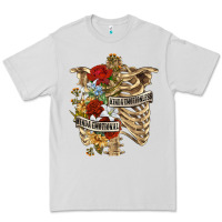 Dove Grey Kinda Emotionless Kinda Emotional Skeleton Premium Tee - RanaPortraitStore