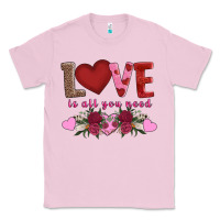 Bubblegum Pink love is all you need Classic Tee - AdoDesignShop