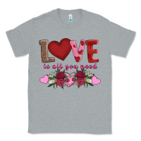 Heather Grey love is all you need Classic Tee - AdoDesignShop