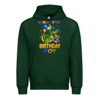 Forest Green mommy of the 5 th birthday boy t rex Urban Hoodie - CowGirlArtShop