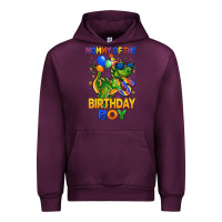 Mauve Wine mommy of the 5 th birthday boy t rex Urban Hoodie - CowGirlArtShop