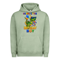 Pigment Oil Green mommy of the 5 th birthday boy t rex Urban Hoodie - CowGirlArtShop