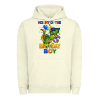 Pigment Pistachio mommy of the 5 th birthday boy t rex Urban Hoodie - CowGirlArtShop