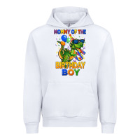 White mommy of the 5 th birthday boy t rex Urban Hoodie - CowGirlArtShop