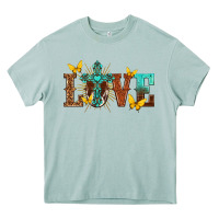 Arona love with cross Heavy Core Tee - texasbilliewilder