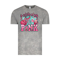 Cloud Rock in october we wear pink Vintage Tee - AdoDesignShop
