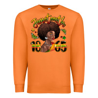 Carrot juneteenth 1865 black woman Premium Sweatshirt - LillyAllenDesigns
