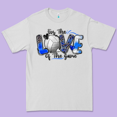 For The Love Of The Game Volleyball Premium Tee Designed By Zillion Design Studio