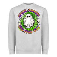Heather Grey spook aound and find out Heavyweight Sweatshirt - Artiststas
