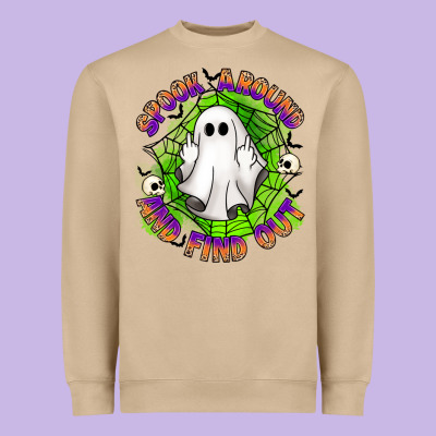 Spook Aound And Find Out Heavyweight Sweatshirt Designed By Artiststas
