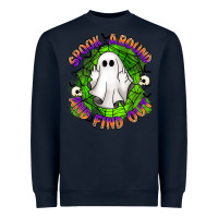 Navy spook aound and find out Heavyweight Sweatshirt - Artiststas
