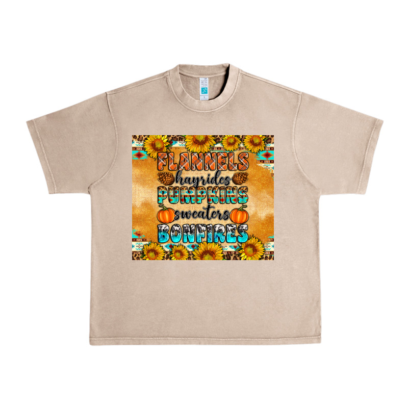 Flannes Hayrides Sweaters Bonfires Urban Heavy Tee by Artiststas | Teevron
