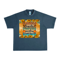 Midnight Navy Flannes Hayrides Sweaters Bonfires Urban Heavy Tee - Artiststas