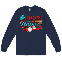 Navy raising ballers Long Sleeve Tee - NancyCooperArtShop