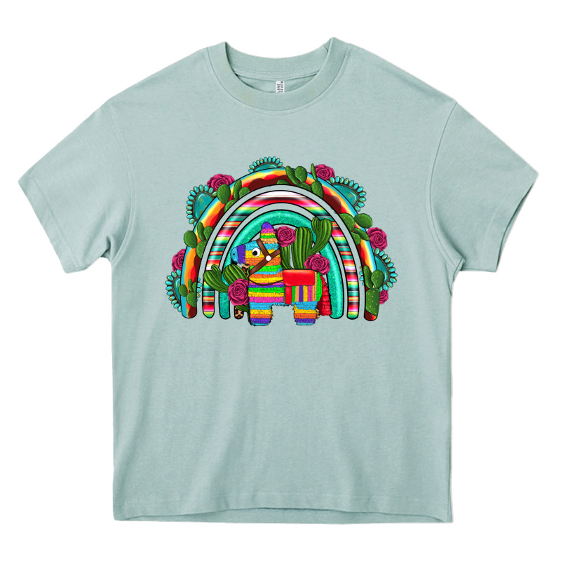 Mexican Pinata Rainbow Heavy Core Tee by Artiststas | Teevron