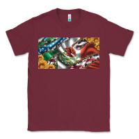 Burgundy usa flag and mexico flag with sunflower and cowhide  license plate Classic Tee - Artiststas