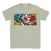 Matcha usa flag and mexico flag with sunflower and cowhide  license plate Classic Tee - Artiststas