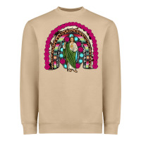 Mushroom san judas rainbow Heavyweight Sweatshirt - JahusDesignShop