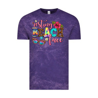 Cloud Purple resting beach face Vintage Tee - AdoDesignShop