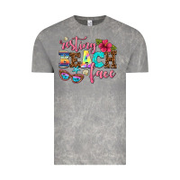 Cloud Rock resting beach face Vintage Tee - AdoDesignShop