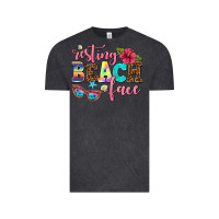 Vintage Black resting beach face Vintage Tee - AdoDesignShop
