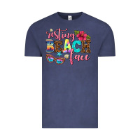 Vintage Denim resting beach face Vintage Tee - AdoDesignShop