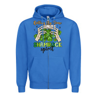 True Royal rolling up some shamrock spirit Zipper Hoodie - MaliasSmallBusiness