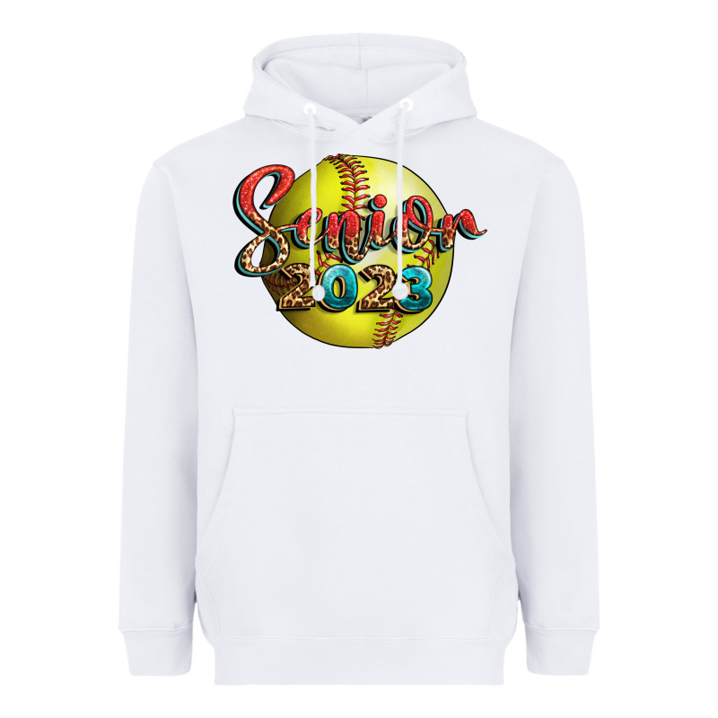 Softball Senior 2023 Heavyweight Hoodie by BundleAndBundleShop | Teevron