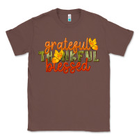 Chestnut Fall Grateful Thankful Blessed Classic Tee - LillyAllenDesigns