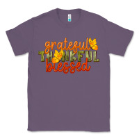 Lavender Fall Grateful Thankful Blessed Classic Tee - LillyAllenDesigns
