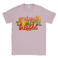 Lilac Fall Grateful Thankful Blessed Classic Tee - LillyAllenDesigns