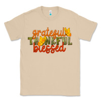 Mushroom Fall Grateful Thankful Blessed Classic Tee - LillyAllenDesigns