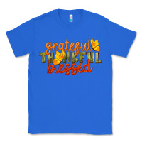 True Royal Fall Grateful Thankful Blessed Classic Tee - LillyAllenDesigns