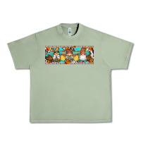 Oil Green Fall Gnomes Urban Heavy Tee - Artiststas