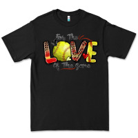 Black for the love of the game softball Premium Tee - Zillion Design Studio