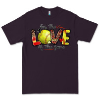 Plum for the love of the game softball Premium Tee - Zillion Design Studio