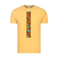 Vintage Mustard fall leaf Vintage Tee - BundleAndBundleShop