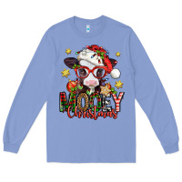 Colony Blue mooey christmas baby calf Long Sleeve Tee - Jasminsmagicworld