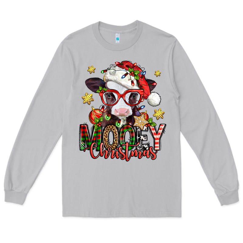 Mooey Christmas Baby Calf Long Sleeve Tee by Jasminsmagicworld | Teevron