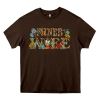 Chocolate Brown miner wife Heavy Core Tee - texasbilliewilder