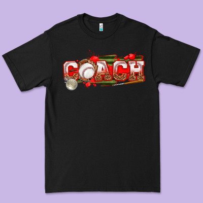 Premium Tee baseball coach