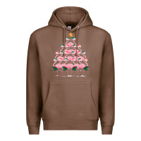 Chestnut Christmas Tree Flamingo Premium Hoodie - Bettercallsaul