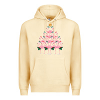 Pina Colada Christmas Tree Flamingo Premium Hoodie - Bettercallsaul