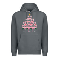 Rock Christmas Tree Flamingo Premium Hoodie - Bettercallsaul